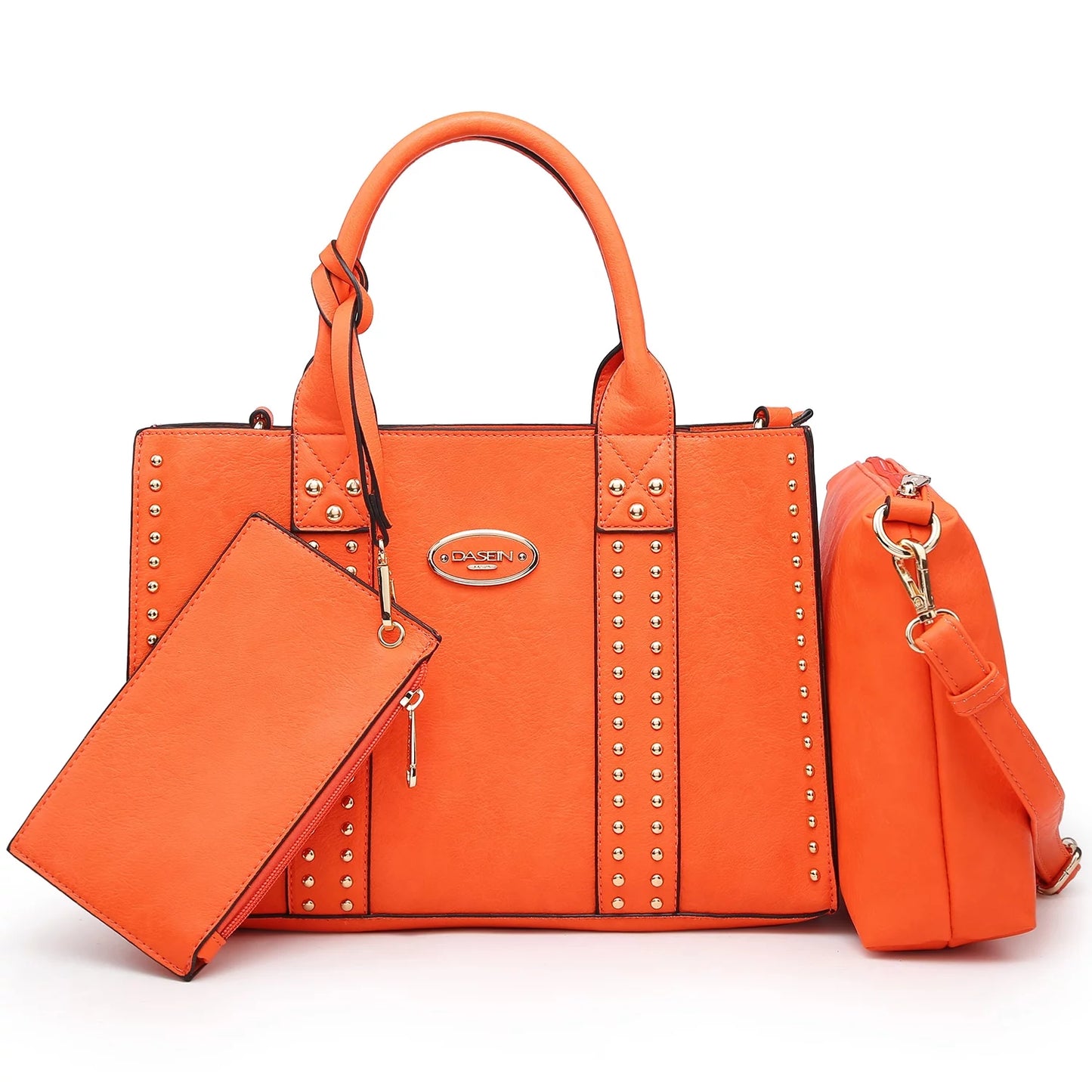 Women's 3-Piece Handbag Set: Tote, Shoulder Bag, and Briefcase