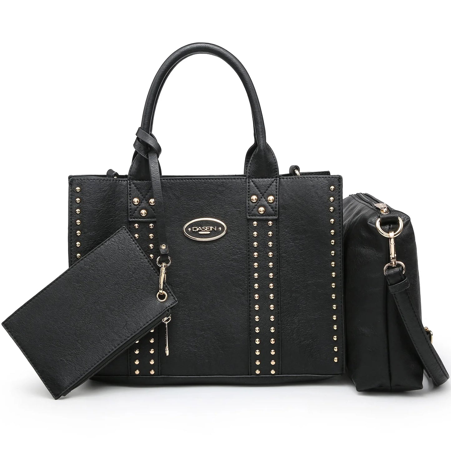 Women's 3-Piece Handbag Set: Tote, Shoulder Bag, and Briefcase
